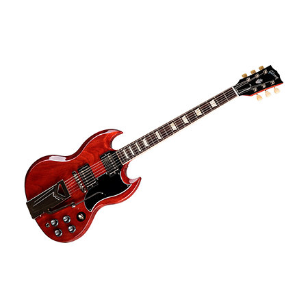guitare Gibson - SG Standard 61 Sideways Vibrola Vintage Cherry Guitare Double Cut