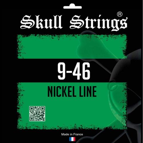 SKULL STRINGS  - NICKEL LINE 09-46 - CORDES GUITARE ELECTRIQUE