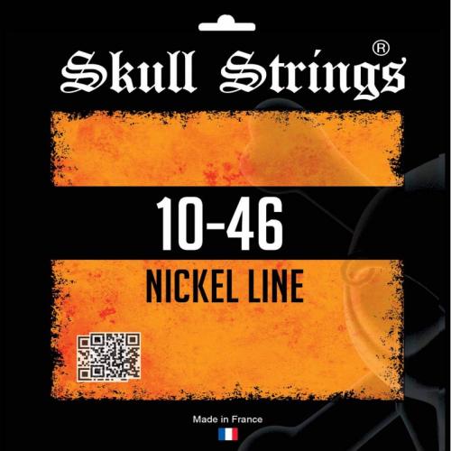 SKULL STRINGS  - NICKEL LINE 10-46 - CORDES GUITARE ELECTRIQUE