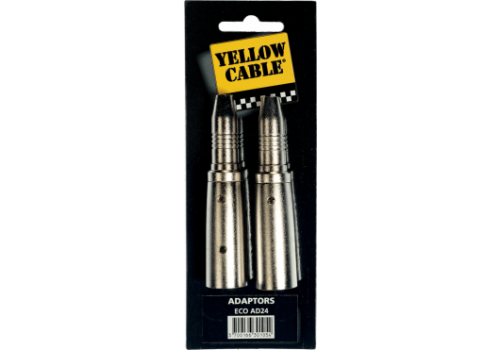 YELLOW CABLE - JACK STEREO FEMELLE/XLR MALE